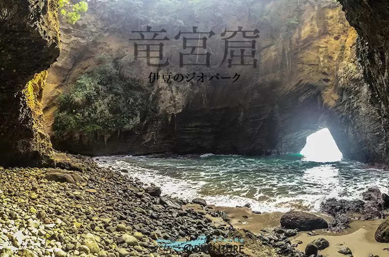 伊豆田牛の竜宮窟 りゅうぐうくつ