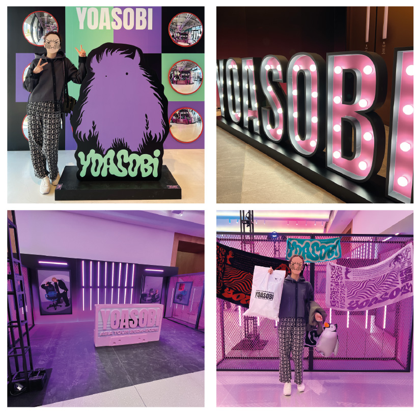 YOASOBI 亞洲巡迴演唱會設香港站在啟德限定Pop-Up Store出售演唱會周邊商品